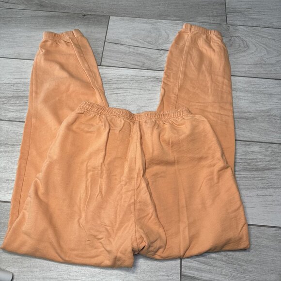 Pacsun XS Peach sweat Pants 100% Cotton Elastic Waistband Casual Fit Los Angeles - Picture 5 of 6